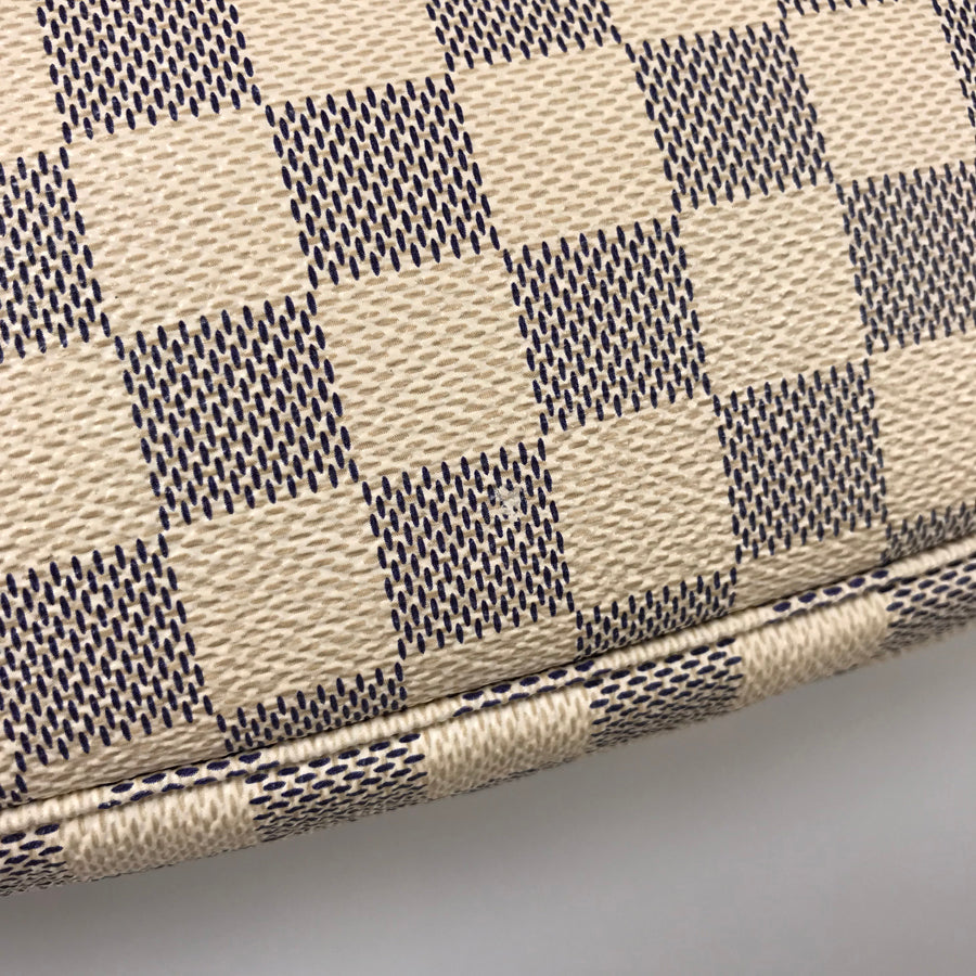 LOUIS VUITTON Damier Azur Pochette Accessoires N41207 Pouch