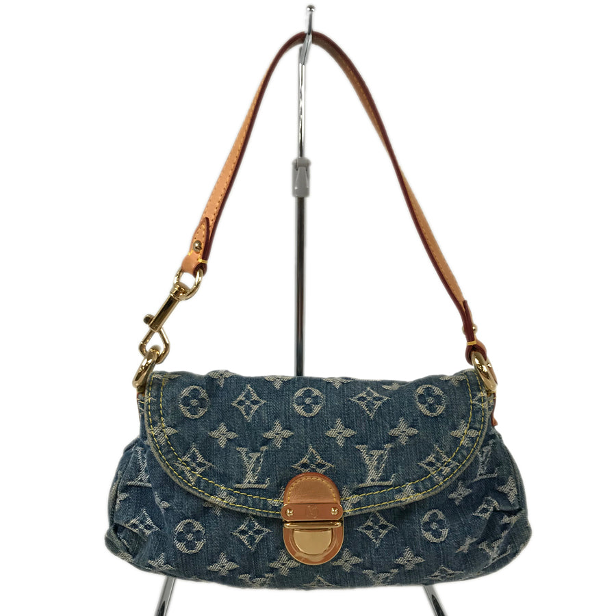 LOUIS VUITTON Monogram Denim Mini Pleaty M95050 Shoulder bag