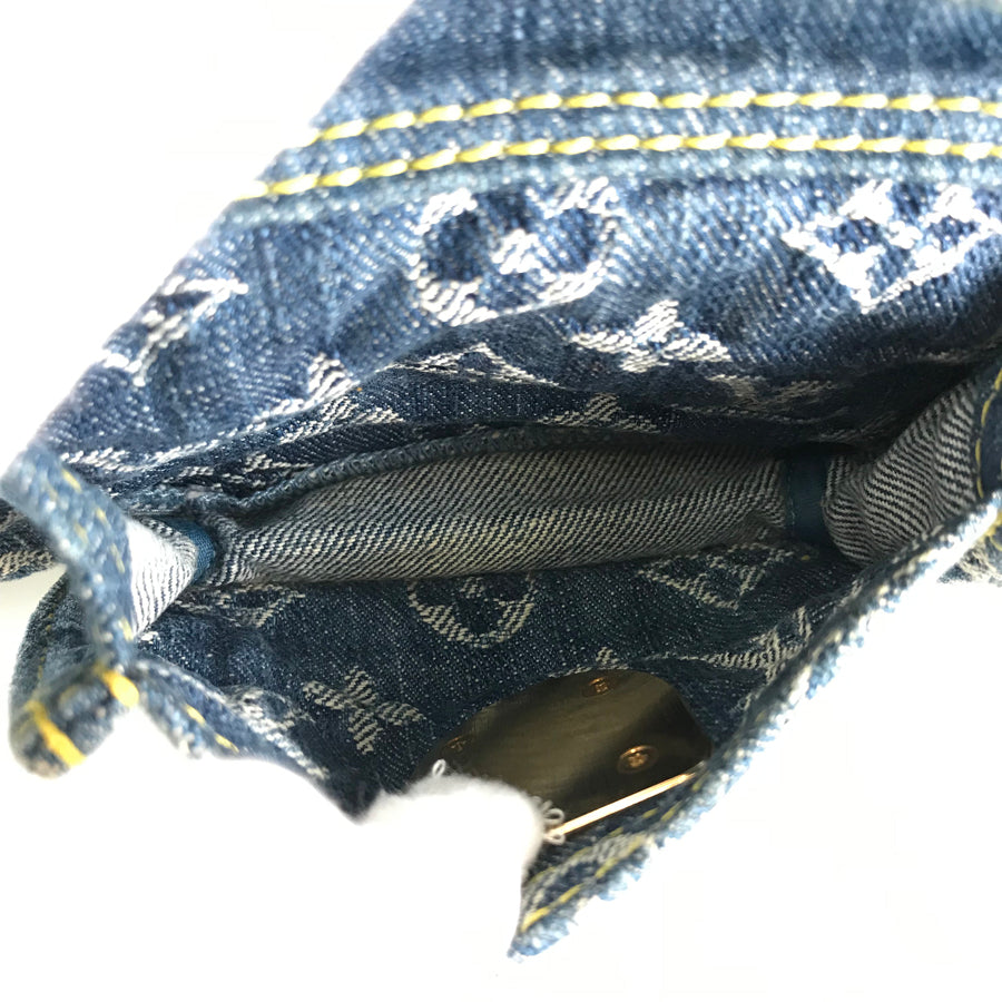 LOUIS VUITTON Monogram Denim Baggy GM M95048 Shoulder bag