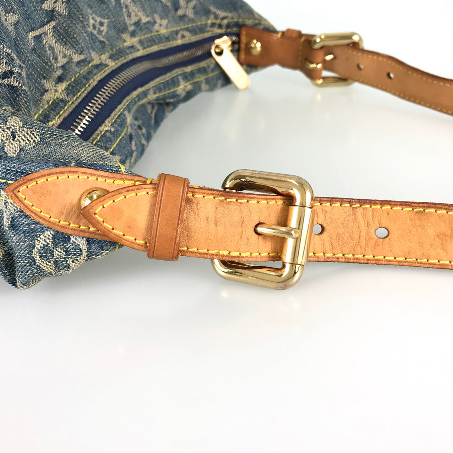 LOUIS VUITTON Monogram Denim Baggy GM M95048 Shoulder bag