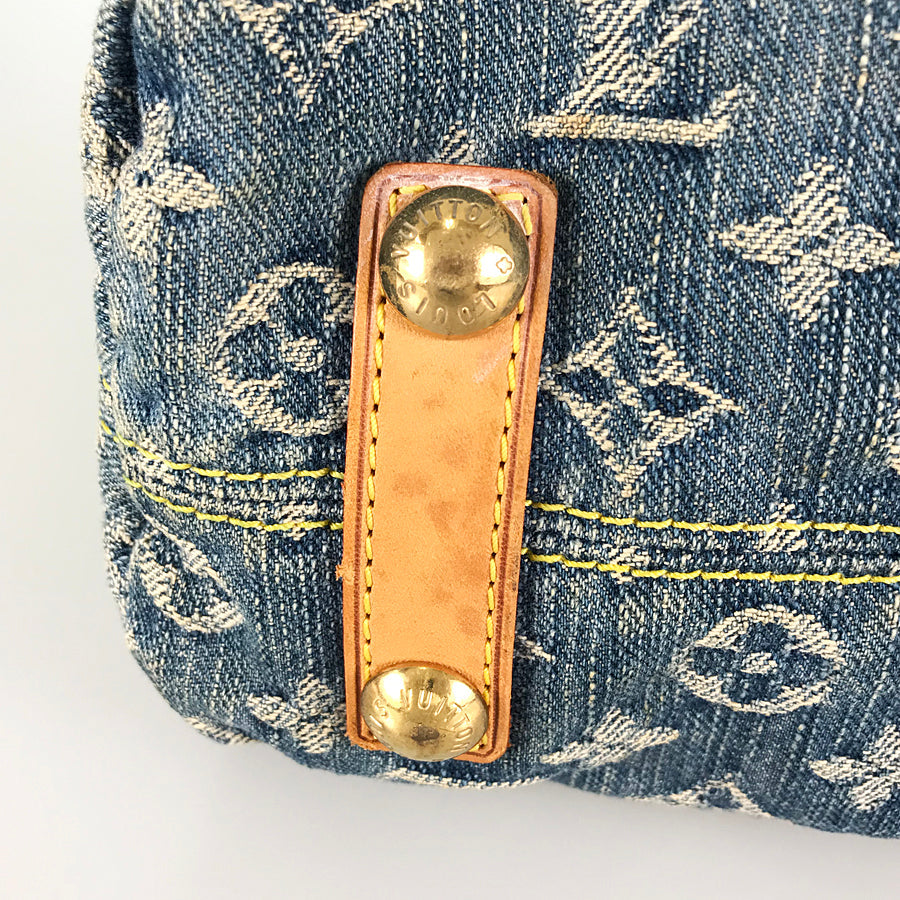 LOUIS VUITTON Monogram Denim Baggy GM M95048 Shoulder bag