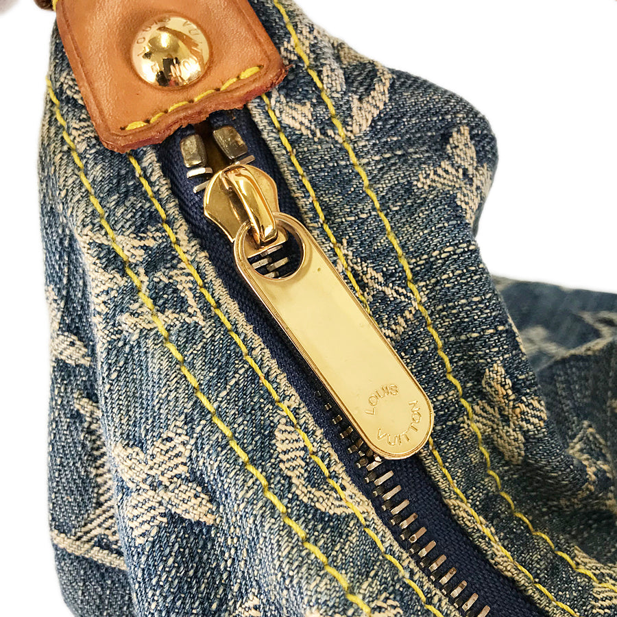 LOUIS VUITTON Monogram Denim Baggy GM M95048 Shoulder bag