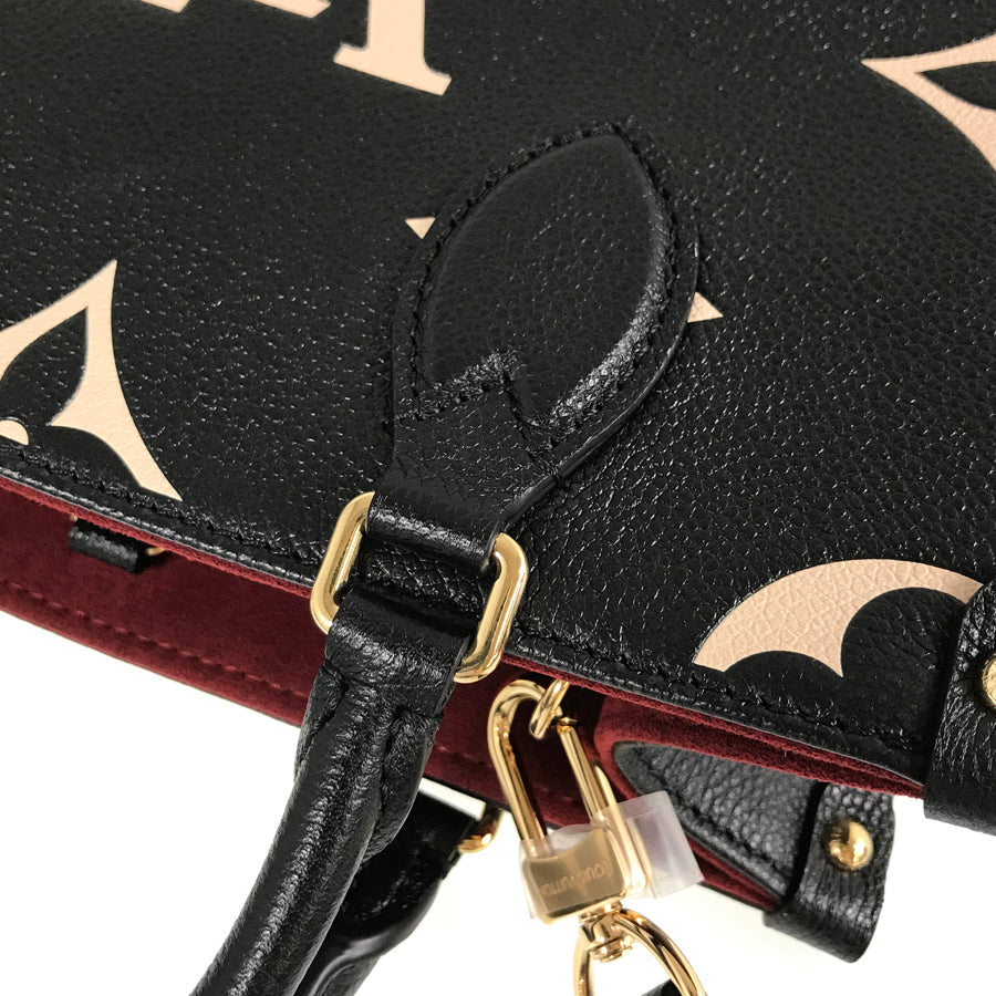 LOUIS VUITTON Monogram Empreinte Bicolor On The Go PM M45659 Hand bag
