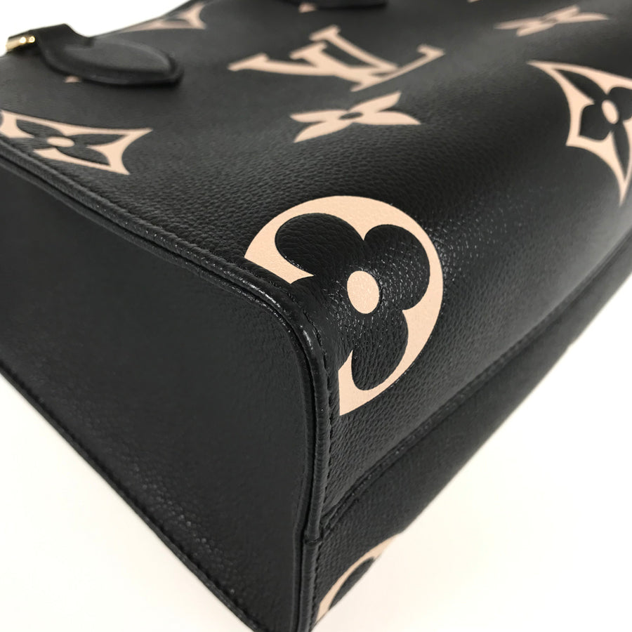LOUIS VUITTON Monogram Empreinte Bicolor On The Go PM M45659 Hand bag