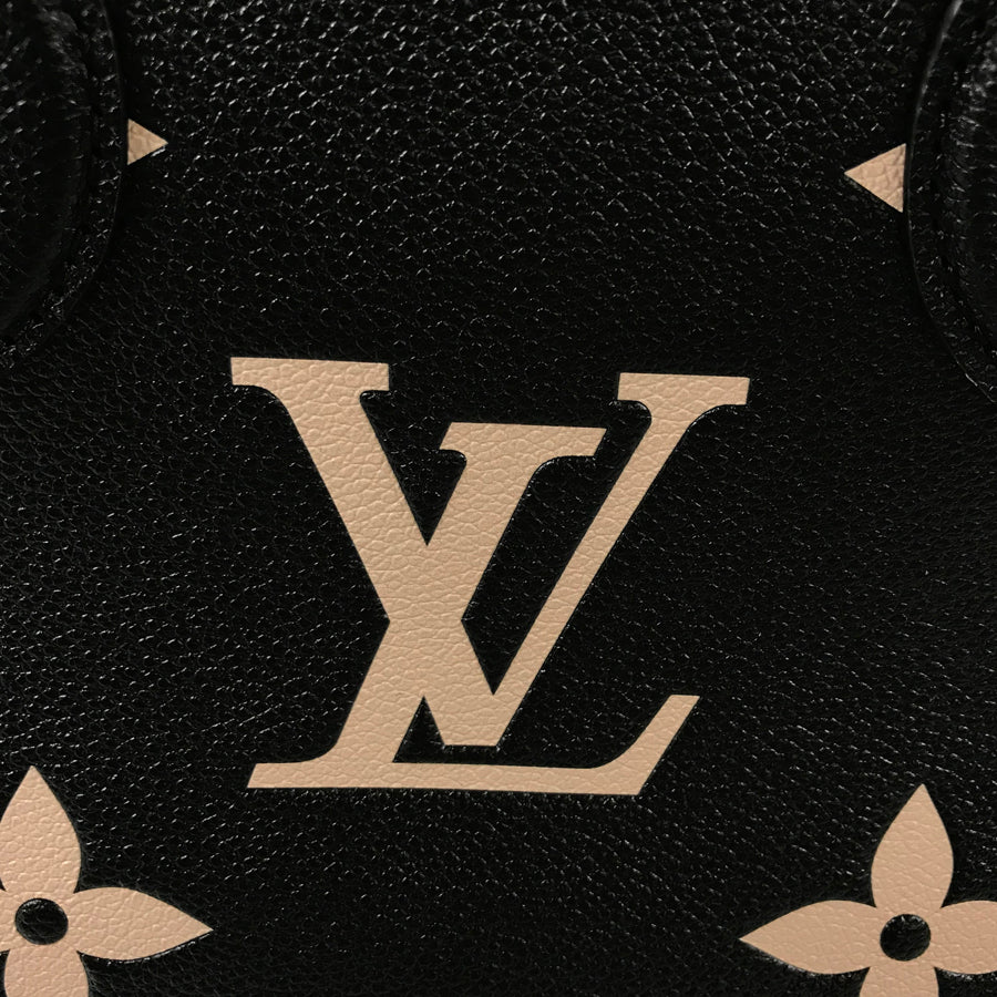 LOUIS VUITTON Monogram Empreinte Bicolor On The Go PM M45659 Hand bag