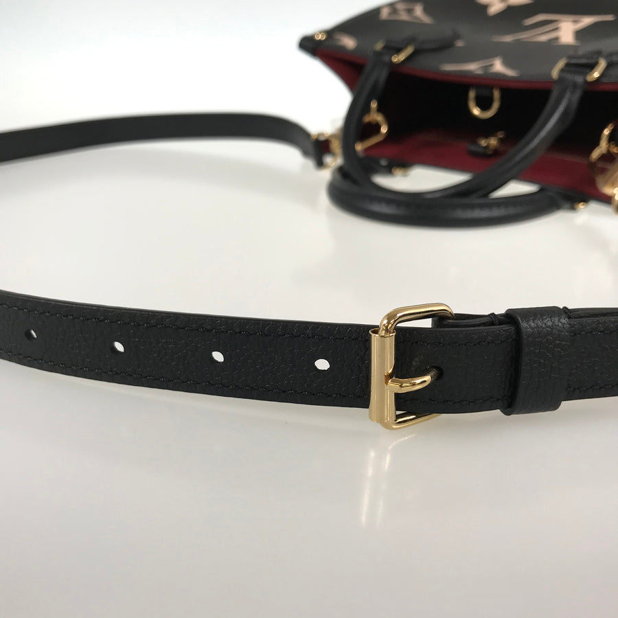 LOUIS VUITTON Monogram Empreinte Bicolor On The Go PM M45659 Hand bag