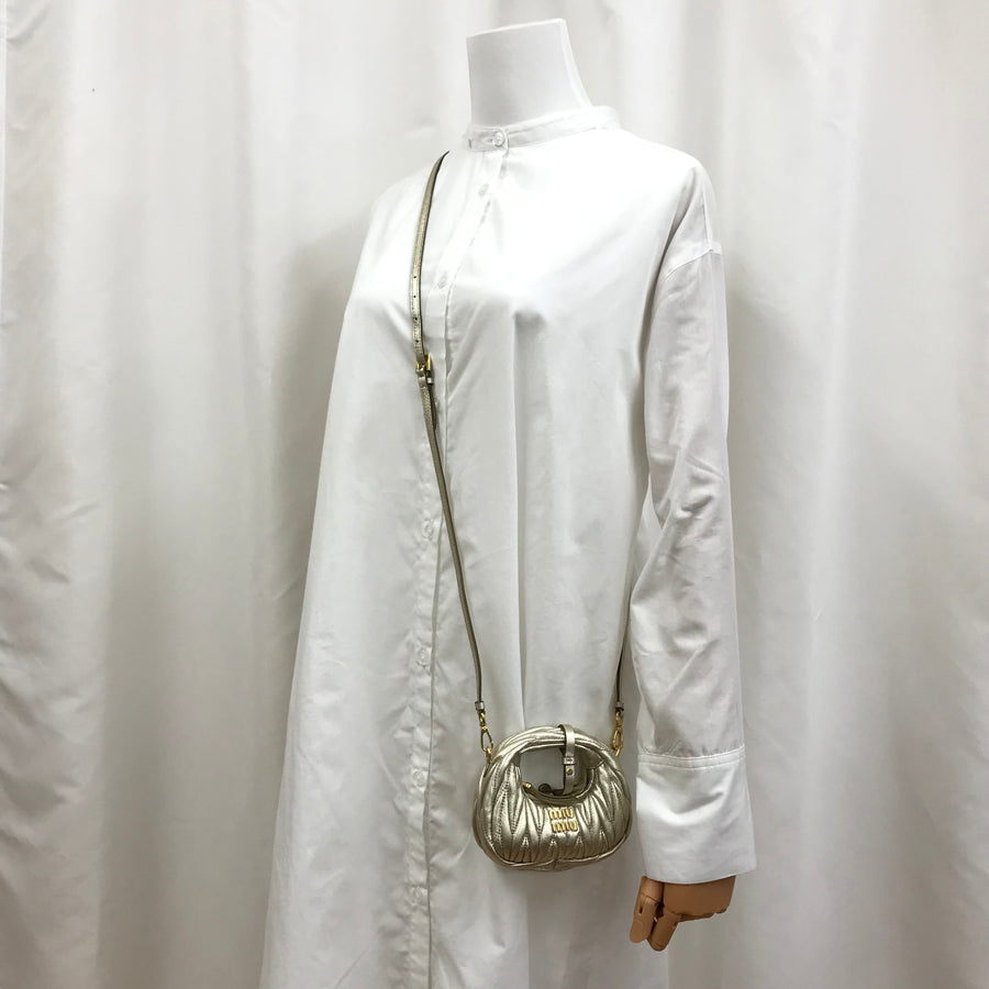 MIUMIU Wonder Matelasse Hobo 5NR019 Pouch