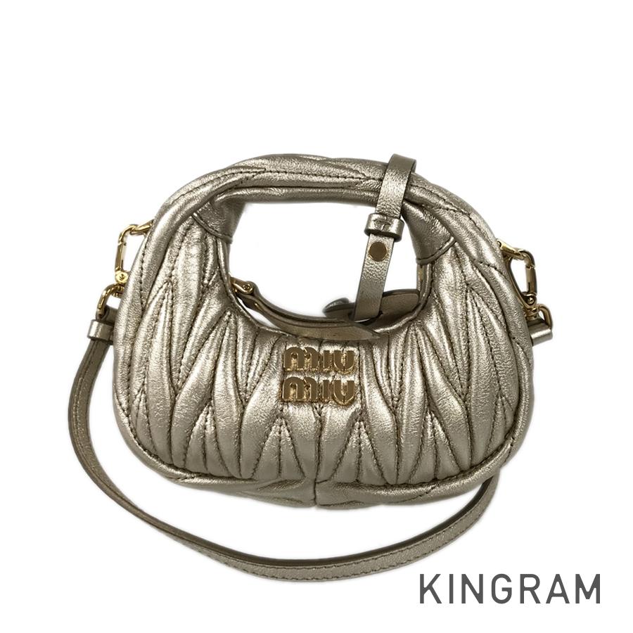MIUMIU Wonder Matelasse Hobo 5NR019 Pouch