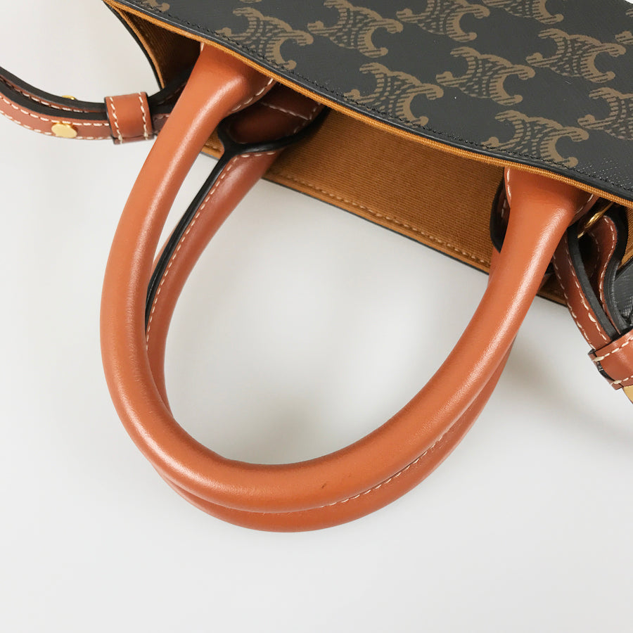 CELINE Triomphe Vertical hippo Hand bag