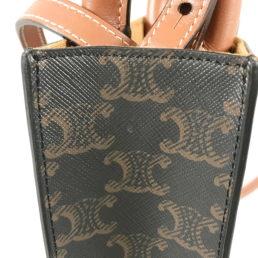 CELINE Triomphe Vertical hippo Hand bag