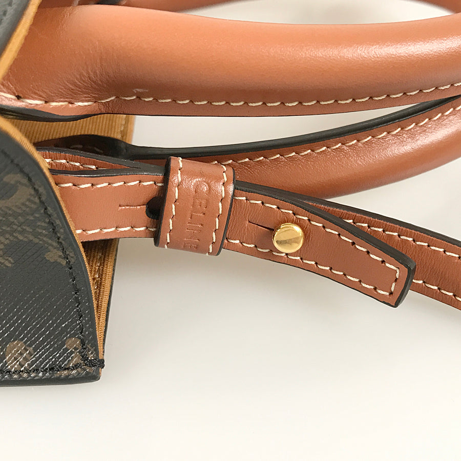 CELINE Triomphe Vertical hippo Hand bag
