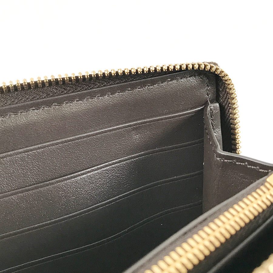 BOTTEGA VENETA Maxi Intrecciato Long wallet Round zipper