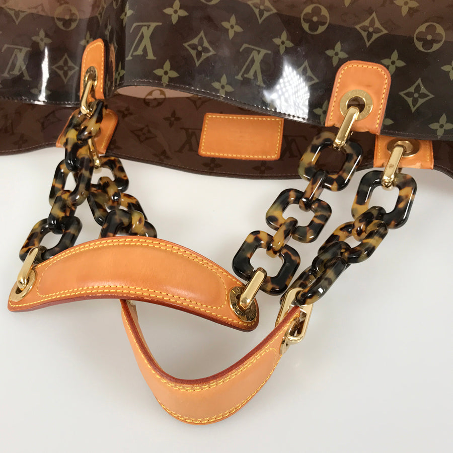 LOUIS VUITTON Monogram Plastic Cabas Amber GM M92500 Tote bag