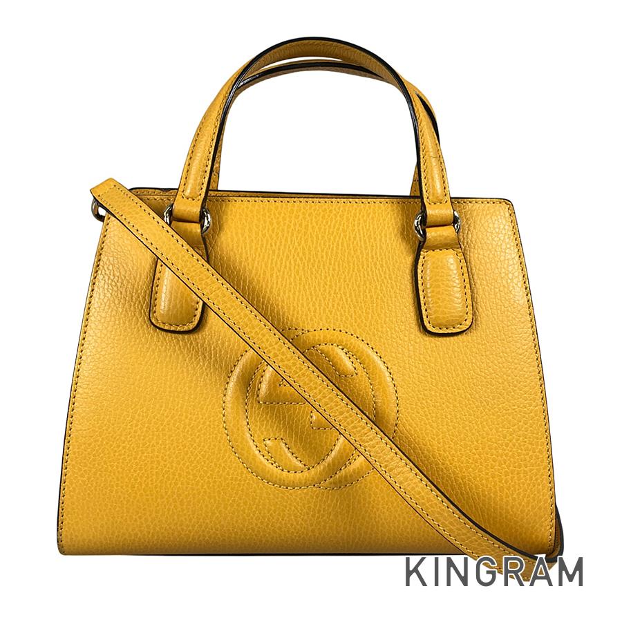 GUCCI Soho Interlocking G 607722 Hand bag