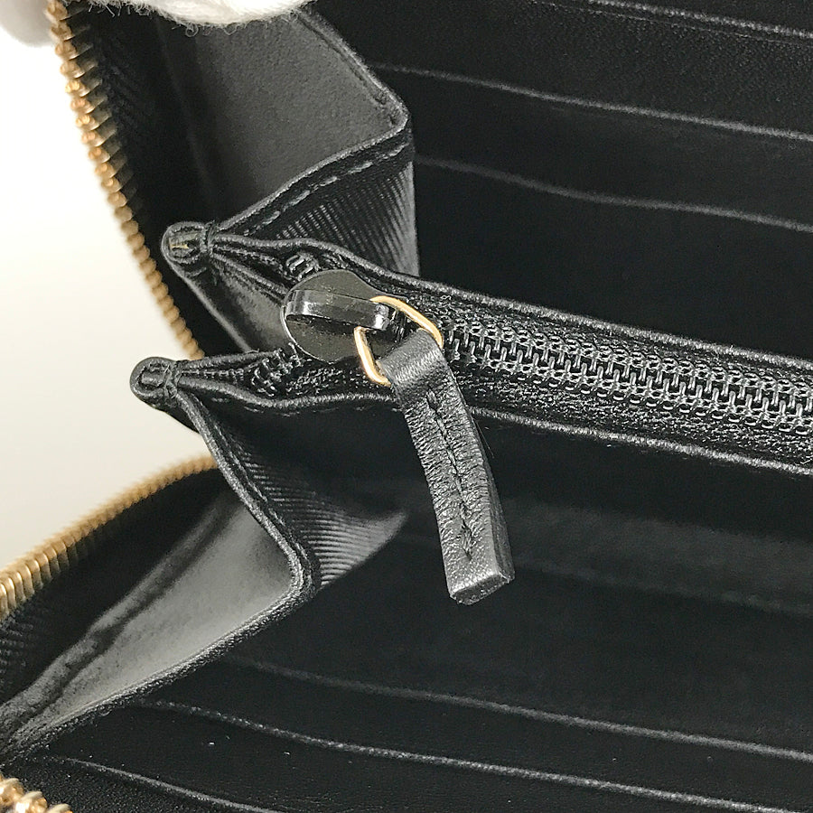 GUCCI Micro Gucci Sima 449391 Long wallet Round zipper
