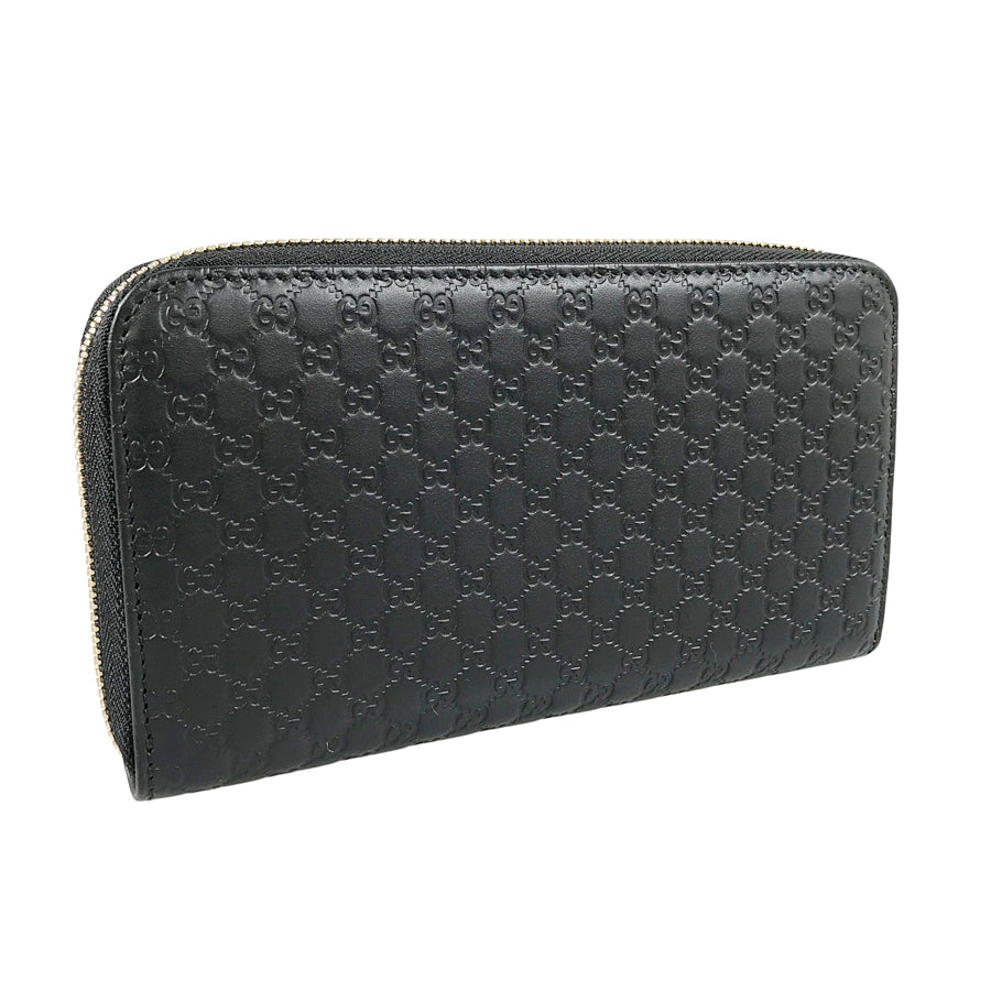 GUCCI Micro Gucci Sima 449391 Long wallet Round zipper