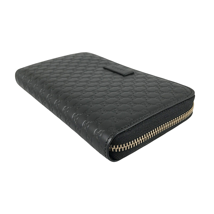 GUCCI Micro Gucci Sima 449391 Long wallet Round zipper