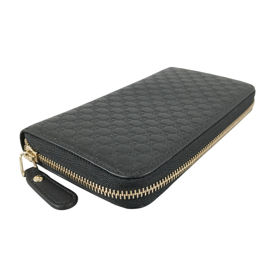 GUCCI Micro Gucci Sima 449391 Long wallet Round zipper