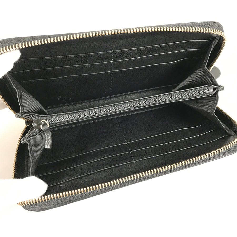 GUCCI Micro Gucci Sima 449391 Long wallet Round zipper
