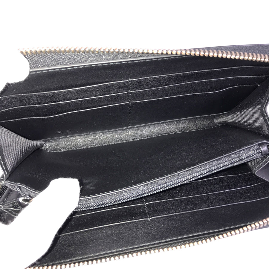 GUCCI Micro Gucci Sima 449391 Long wallet Round zipper