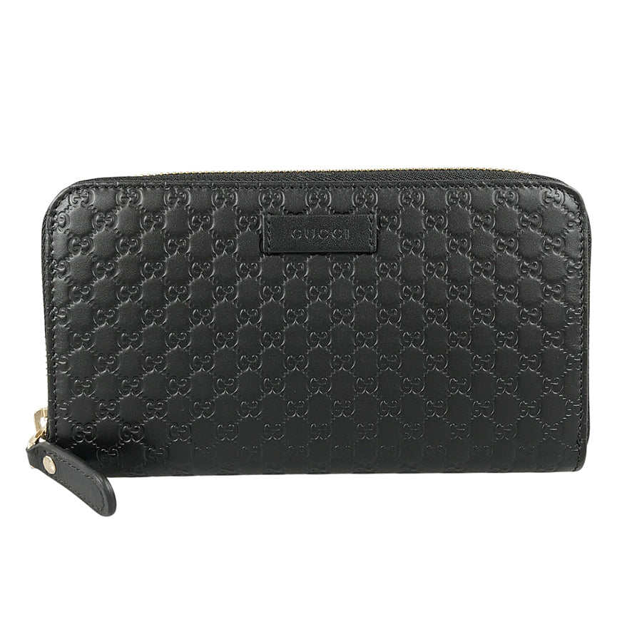 GUCCI Micro Gucci Sima 449391 Long wallet Round zipper