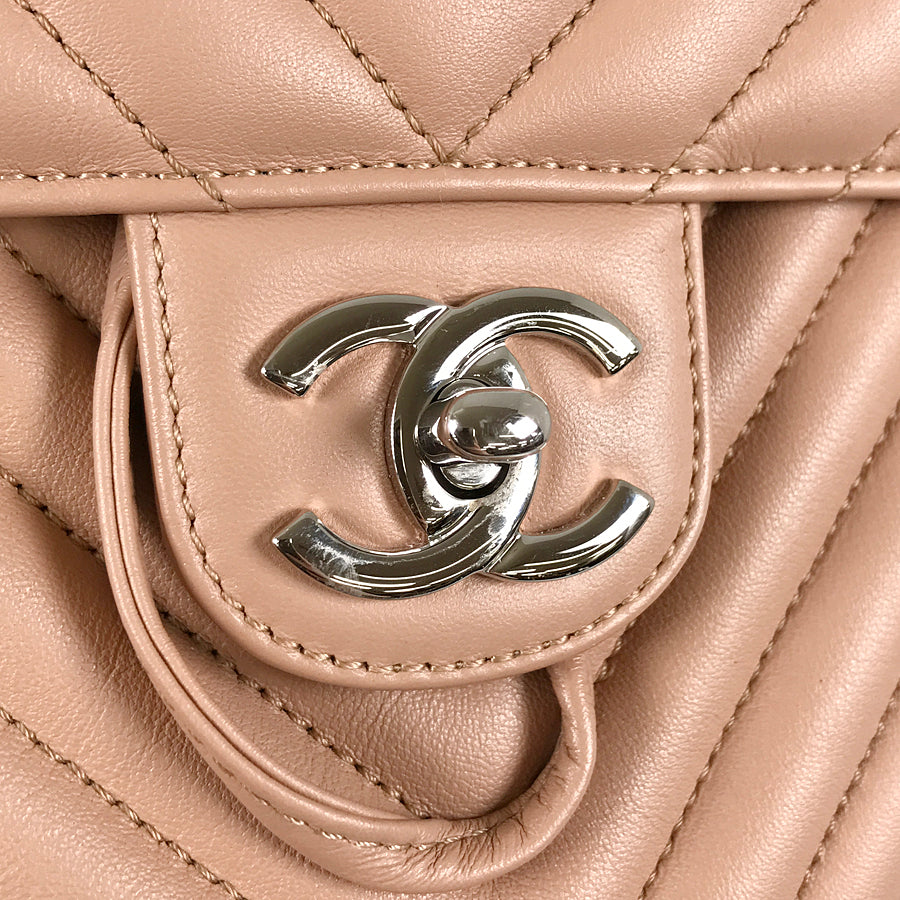 CHANEL Chevron Backpack
