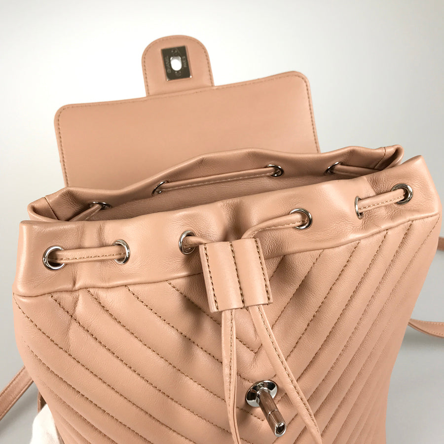 CHANEL Chevron Backpack