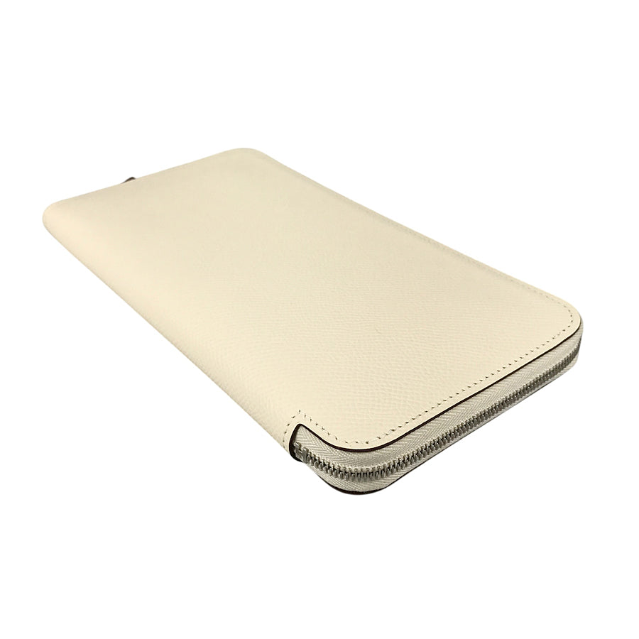 HERMES Azap Long Silkine Long wallet Round zipper