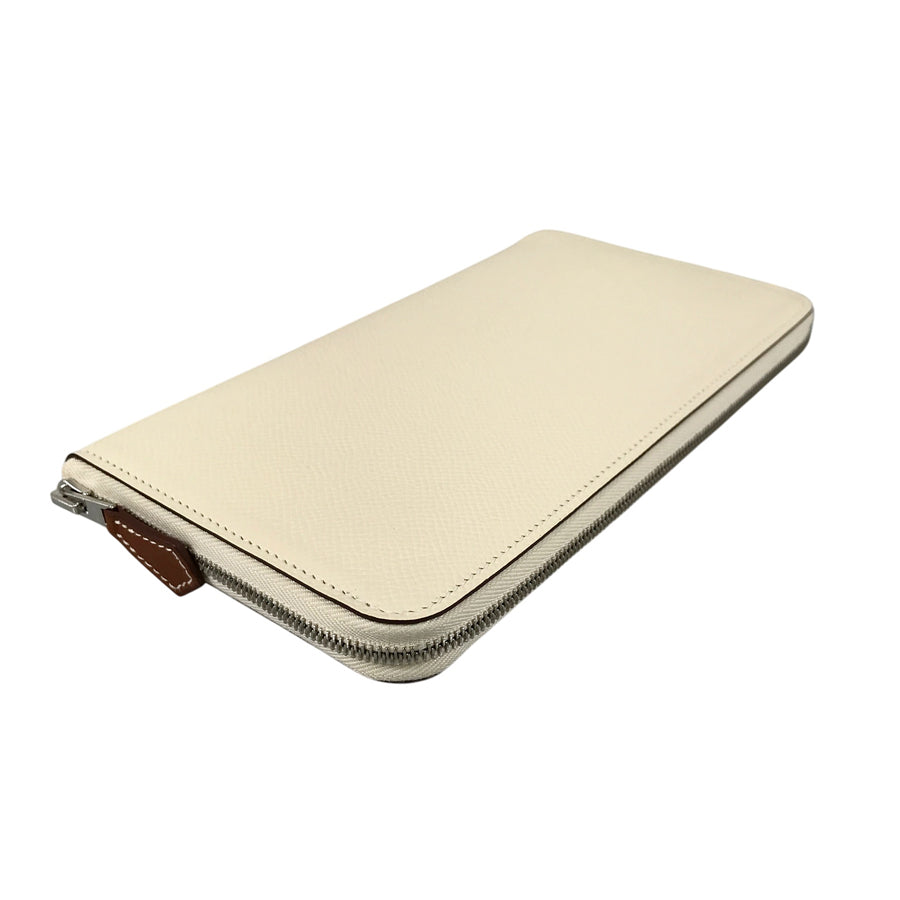 HERMES Azap Long Silkine Long wallet Round zipper