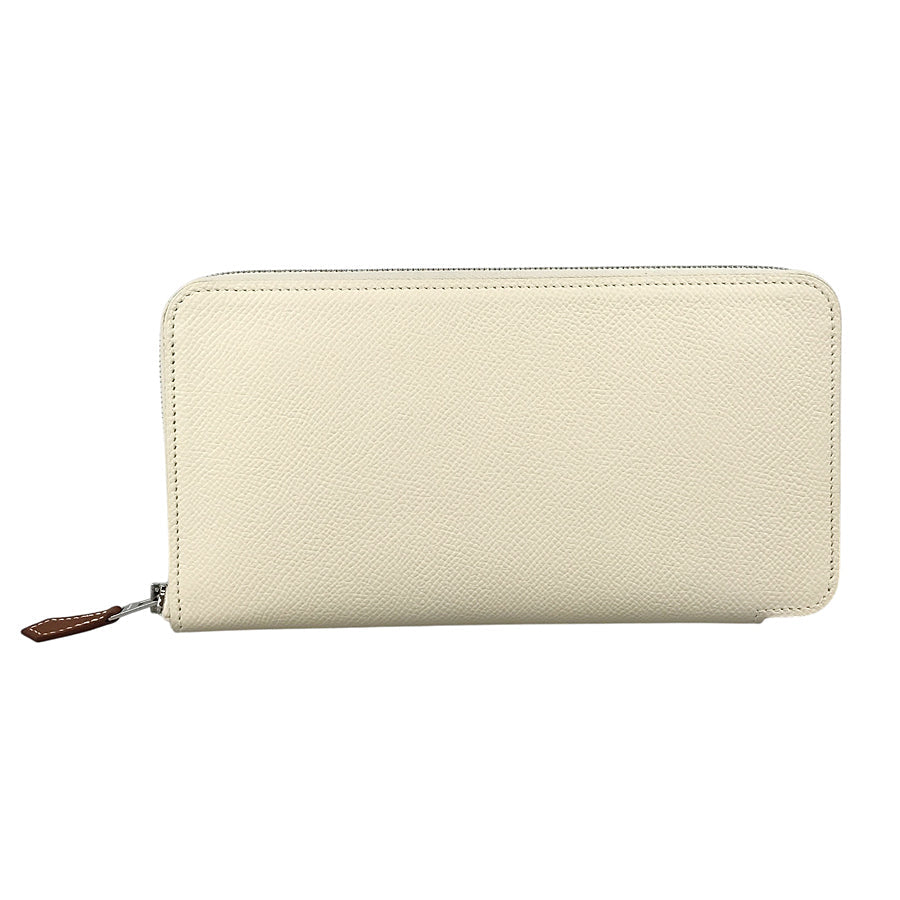HERMES Azap Long Silkine Long wallet Round zipper