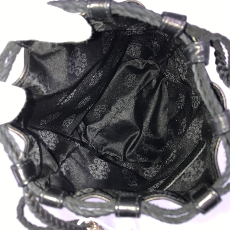 CHROME HEARTS Flared Drawstring BS Cross Patch Pouch