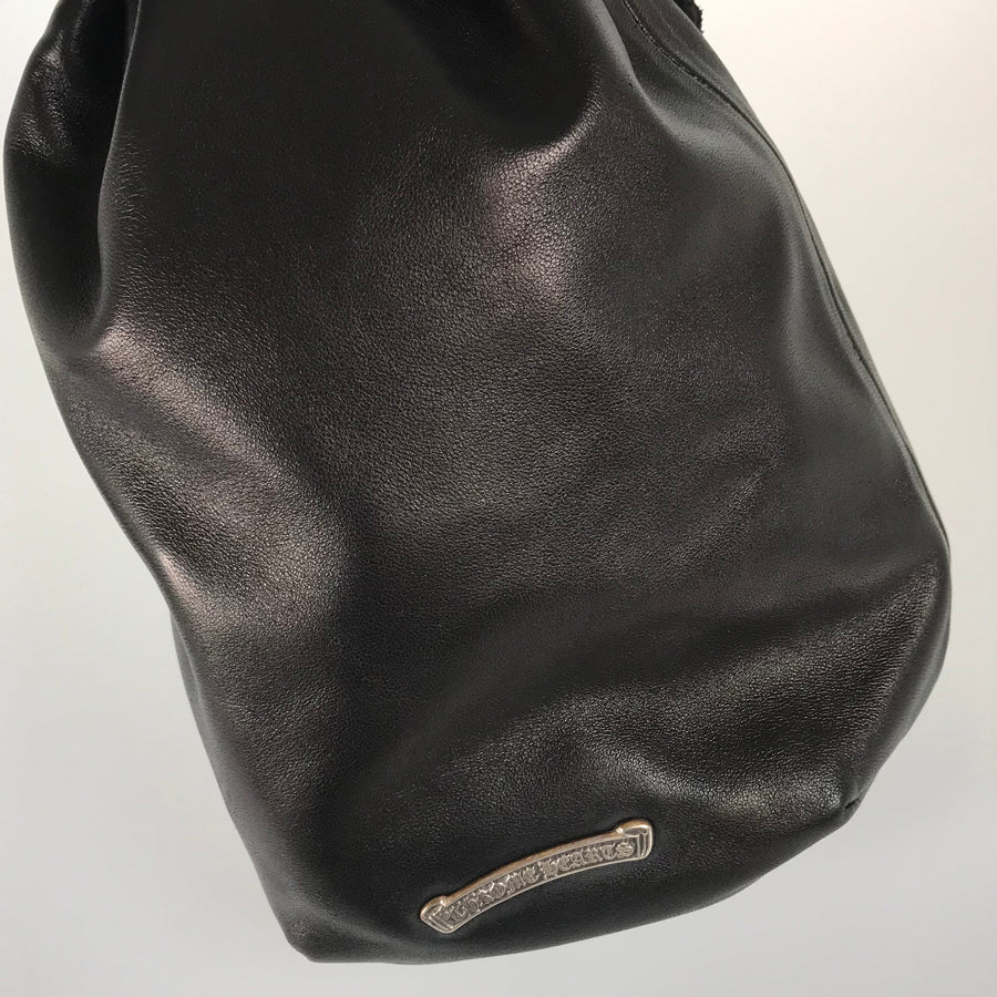 CHROME HEARTS Flared Drawstring BS Cross Patch Pouch