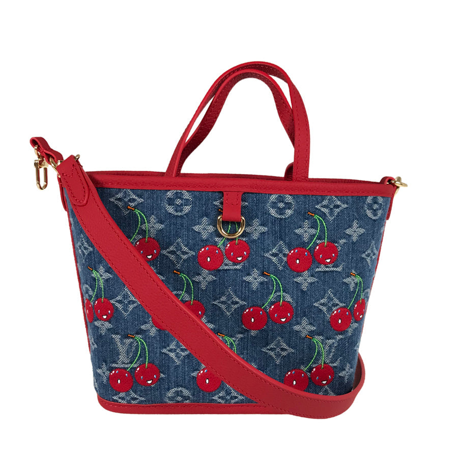 LOUIS VUITTON Monogram Denim Neverfull inside out BB M14997 Tote bag