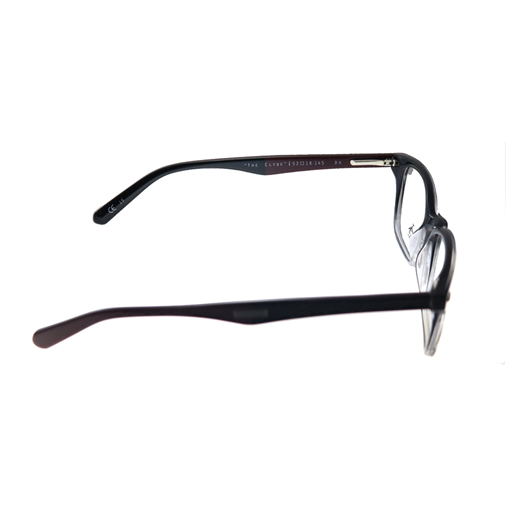 PE Clyde BK 50mm Unisex Rectangle Eyeglasses