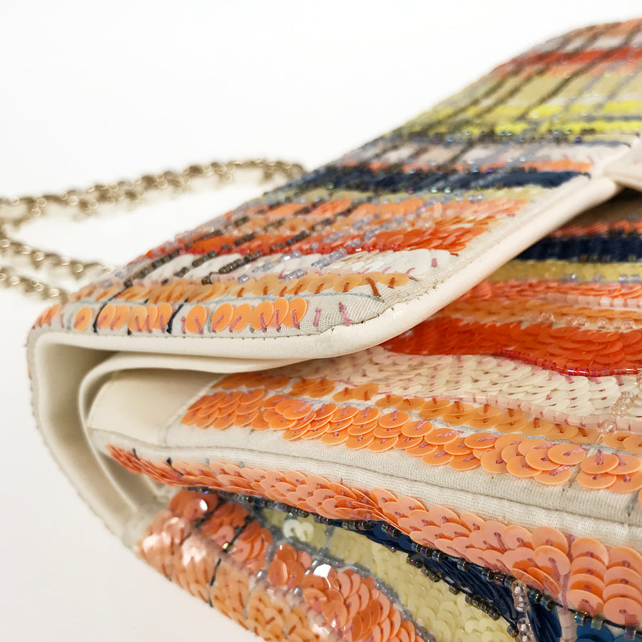 CHANEL Sequin W Flap WChain Shoulder bag