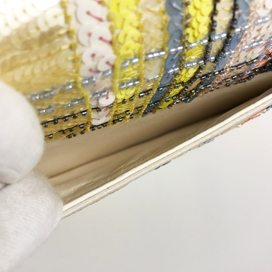 CHANEL Sequin W Flap WChain Shoulder bag