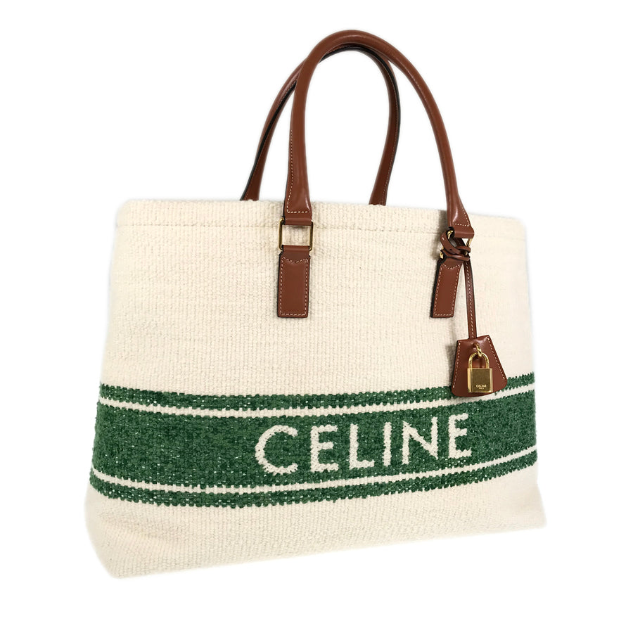 CELINE Horizontal Hippo Plan Soleil Tote Bag