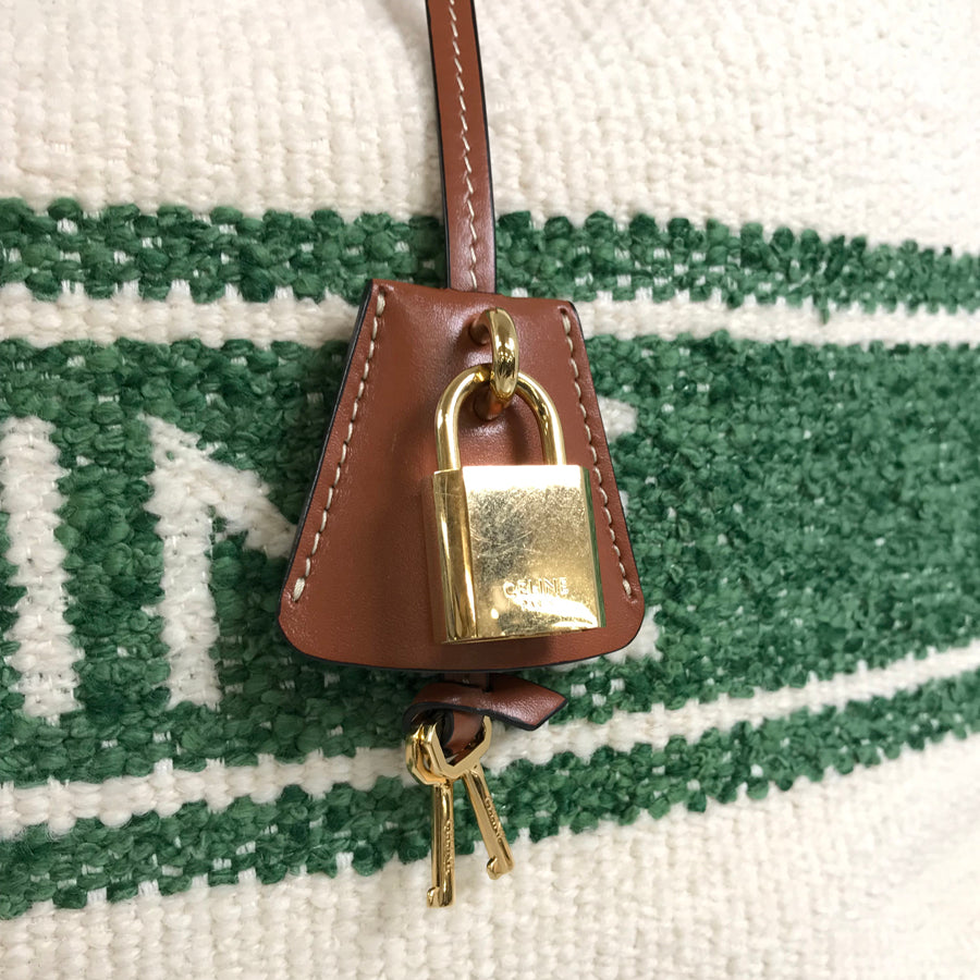 CELINE Horizontal Hippo Plan Soleil Tote Bag