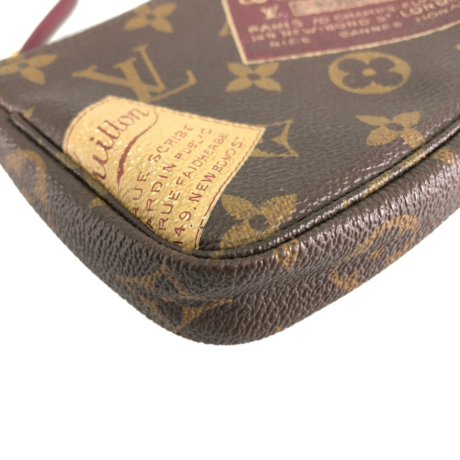 LOUIS VUITTON Monogram Mini Pochette Accessoires M63798 Pouch