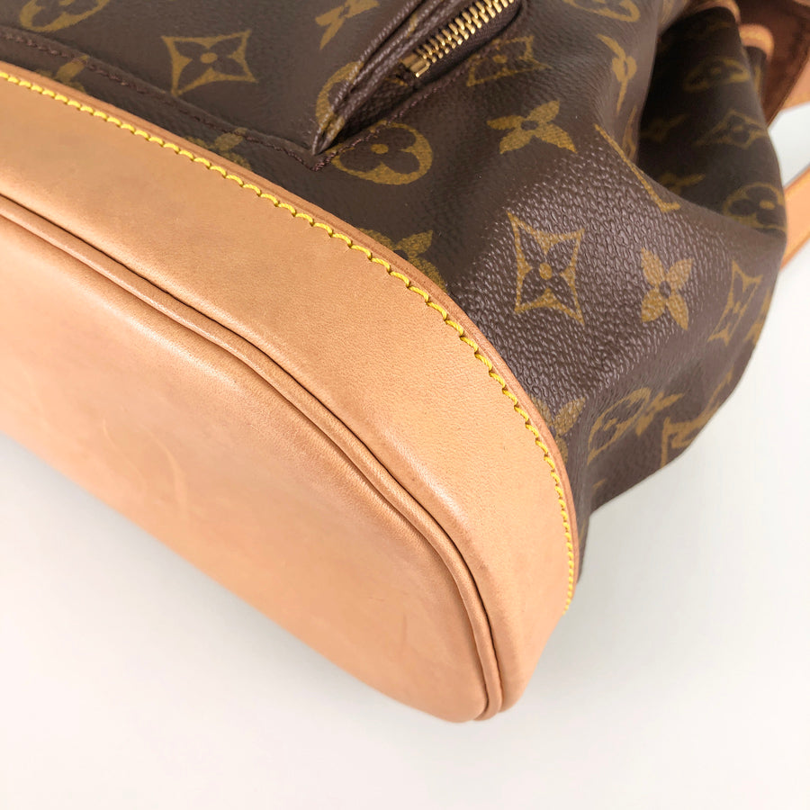 LOUIS VUITTON Monogram Montsouris MM M51136 Backpack