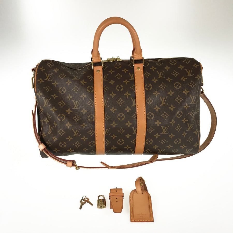 LOUIS VUITTON Monogram Keepall Bandouliere 45 M41418 Boston bag
