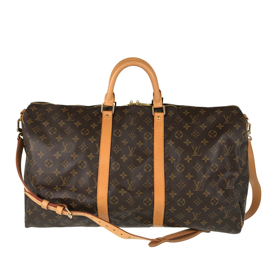 LOUIS VUITTON Monogram Keepall Bandouliere 55 M41414 Boston bag