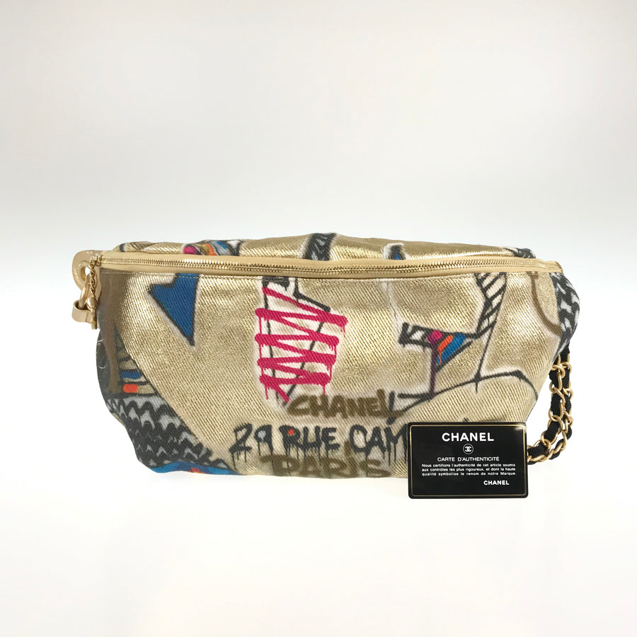 CHANEL egyptian graffiti Sling bag
