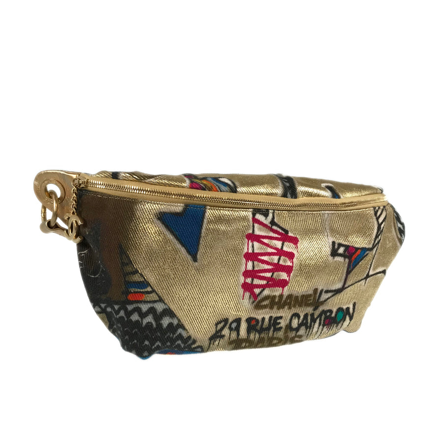 CHANEL egyptian graffiti Sling bag
