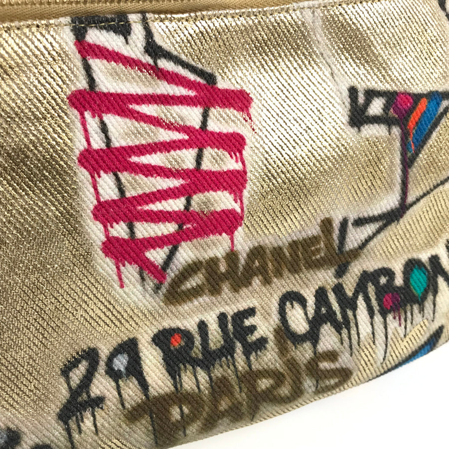 CHANEL egyptian graffiti Sling bag