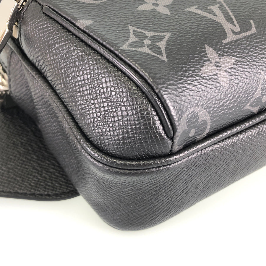 LOUIS VUITTON Monogram Eclipse Taigalama Bumbag Outdoor M30245 Sling bag