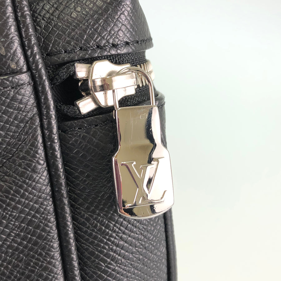 LOUIS VUITTON Monogram Eclipse Taigalama Bumbag Outdoor M30245 Sling bag