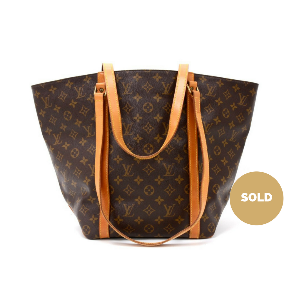 Louis Vuitto Sac Shopping Monogram Canvas Tote Bag