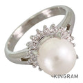 Ring Platinum Akoya Pearl