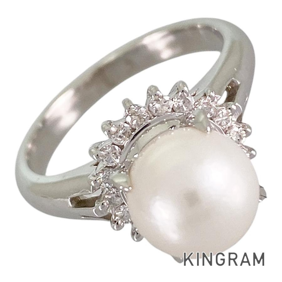 Ring Platinum Akoya Pearl